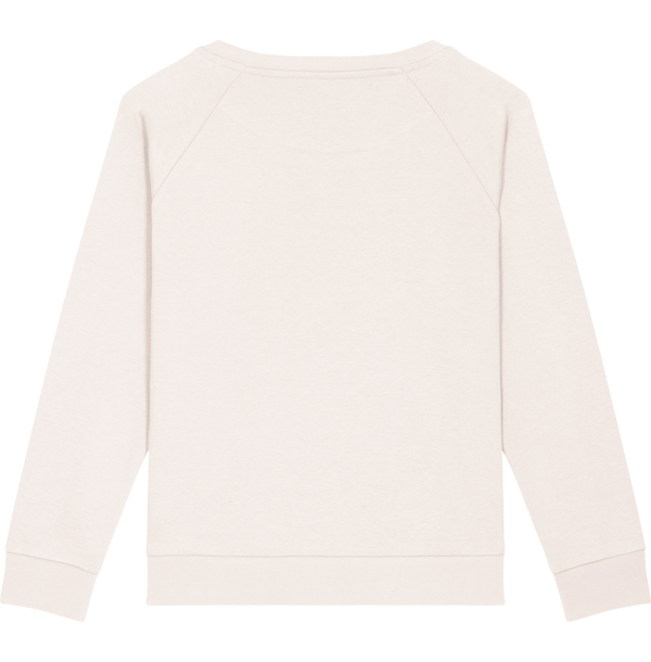 Sweat shirt loose femme stella dazzler dos Vintage White
