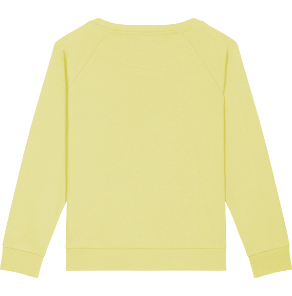 Sweat shirt loose femme stella dazzler dos Yellow Mist