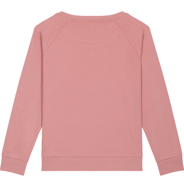 Sweat shirt loose femme stella dazzler dos Canyon Pink