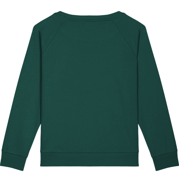 Sweat shirt loose femme stella dazzler dos Glazed Green