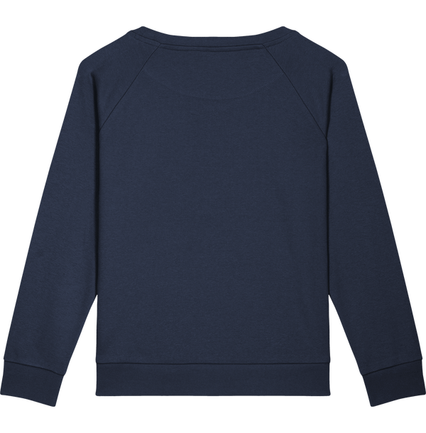 Sweat shirt loose femme stella dazzler dos French Navy