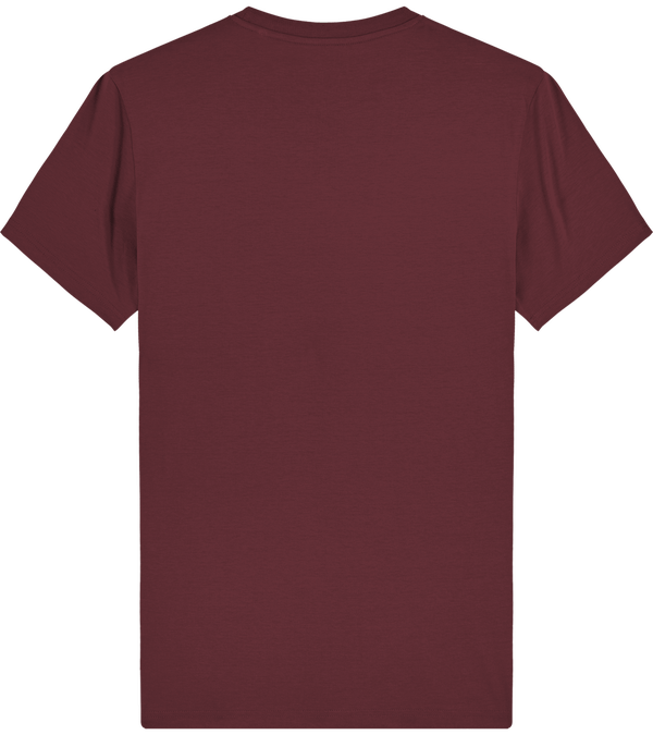 Tee shirt essentiel unisexe stanley rocker dos Burgundy