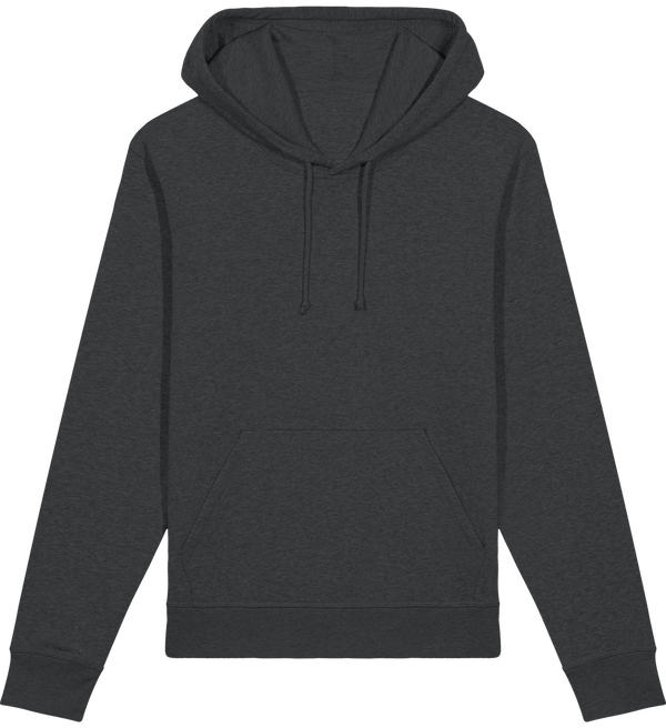 Sweat shirt capuche essentiel unisexe drummer face Dark Heather Grey