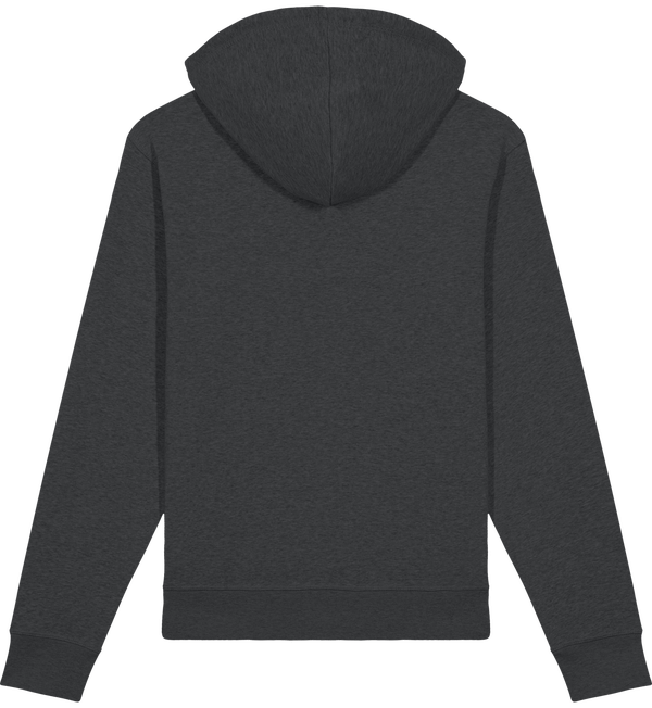 Sweat shirt capuche essentiel unisexe drummer dos Dark Heather Grey