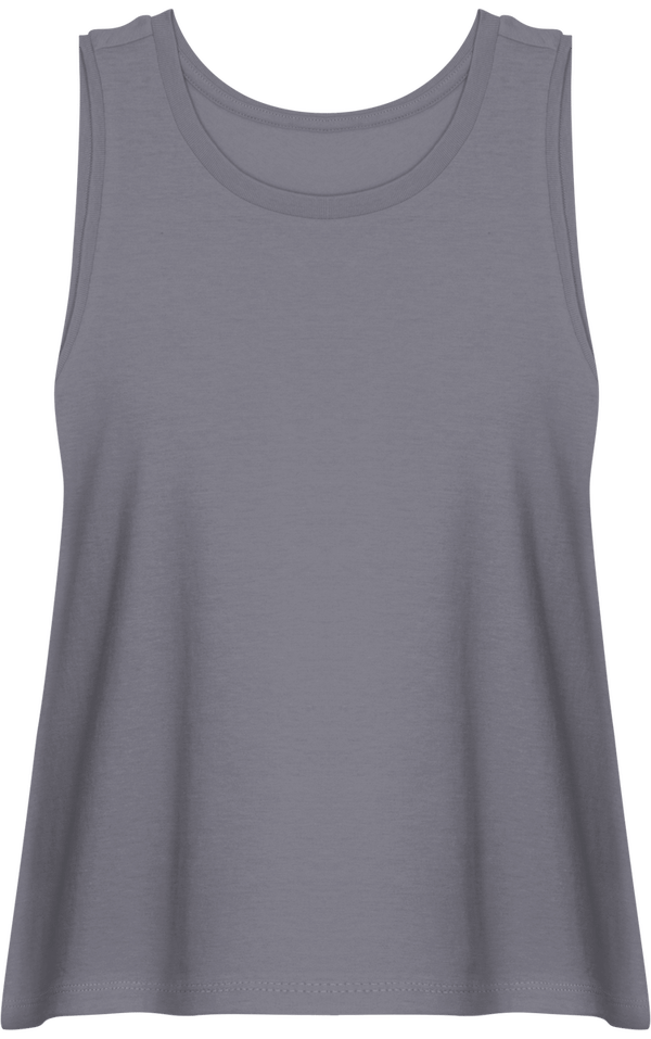 Debardeur court femme stella dancer face Lava Grey