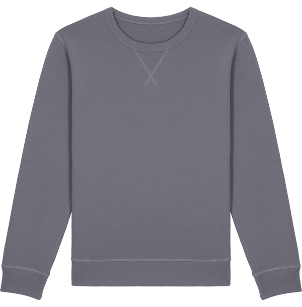 Sweat shirt col rond unisexe teinte joiner vintage face G. Dyed Lava Grey