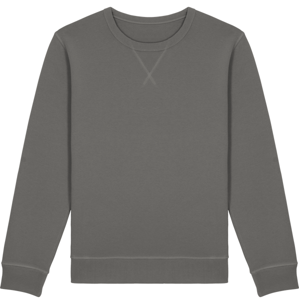 Sweat shirt col rond unisexe teinte joiner vintage face G. Dyed Mid Anthracite