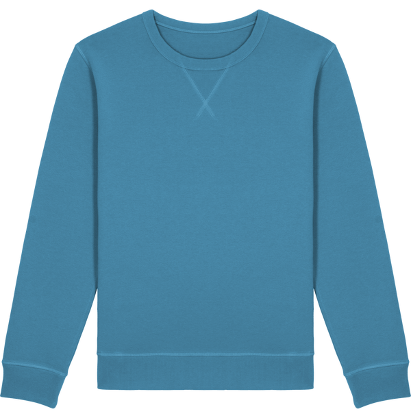 Sweat shirt col rond unisexe teinte joiner vintage face G. Dyed Cadet Blue