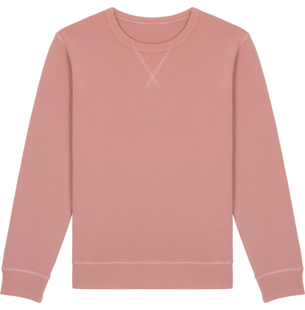 Sweat shirt col rond unisexe teinte joiner vintage face G. Dyed Canyon Pink