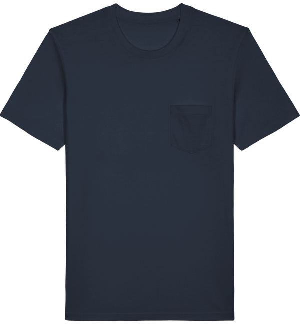 Tee shirt avec poche creator pocket face French Navy