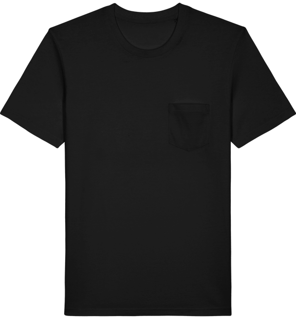 Tee shirt avec poche creator pocket face Black