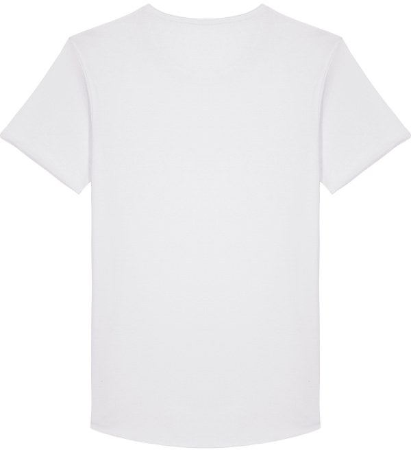 Tee shirt long homme stanley skater dos White