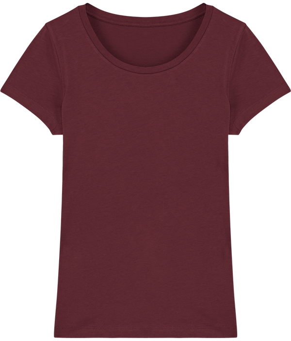 Tee shirt essentiel femme jazzer face Burgundy