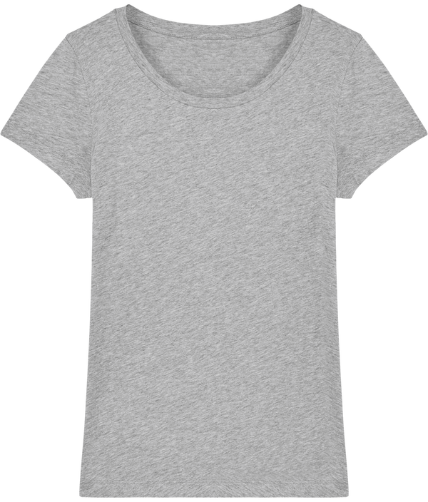 Tee shirt essentiel femme jazzer face Heather Grey