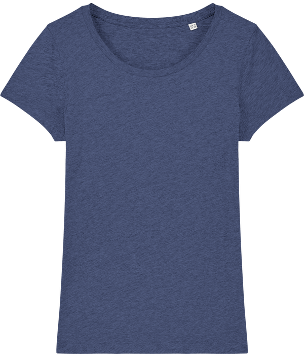 Tee shirt essentiel femme jazzer face Dark Heather Indigo