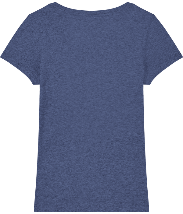 Tee shirt essentiel femme jazzer dos Dark Heather Indigo