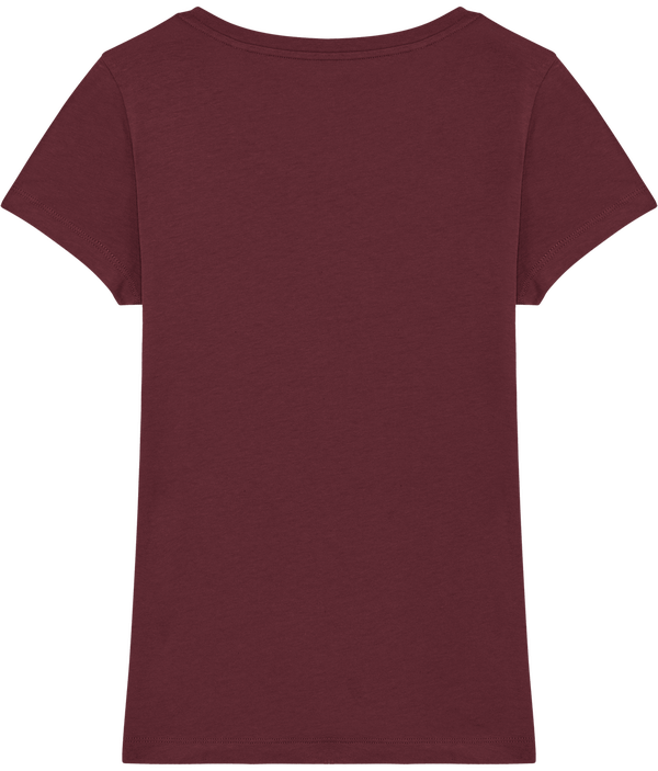 Tee shirt essentiel femme jazzer dos Burgundy