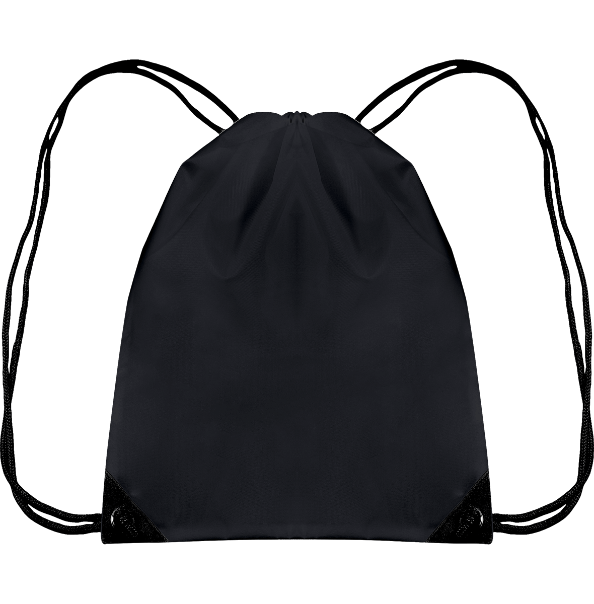 Customizable Drawstring Backpack Dark Grey