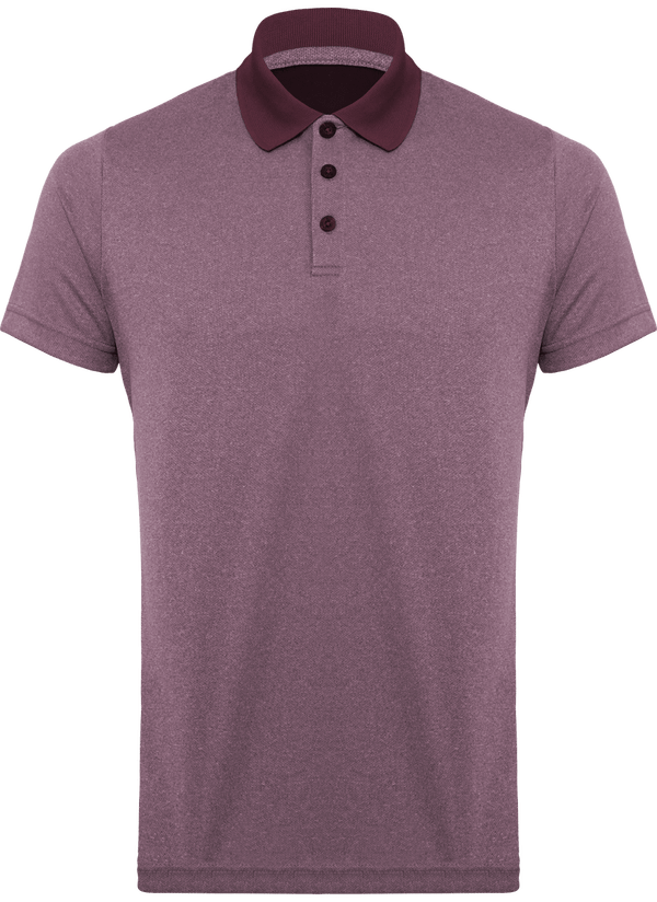 Polo De Sport Homme | Couleurs Chniées Burgundy Heather