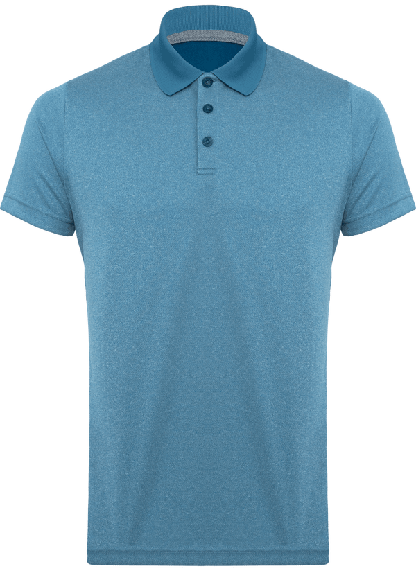 Polo De Sport Homme | Couleurs Chniées Steel Blue Heather
