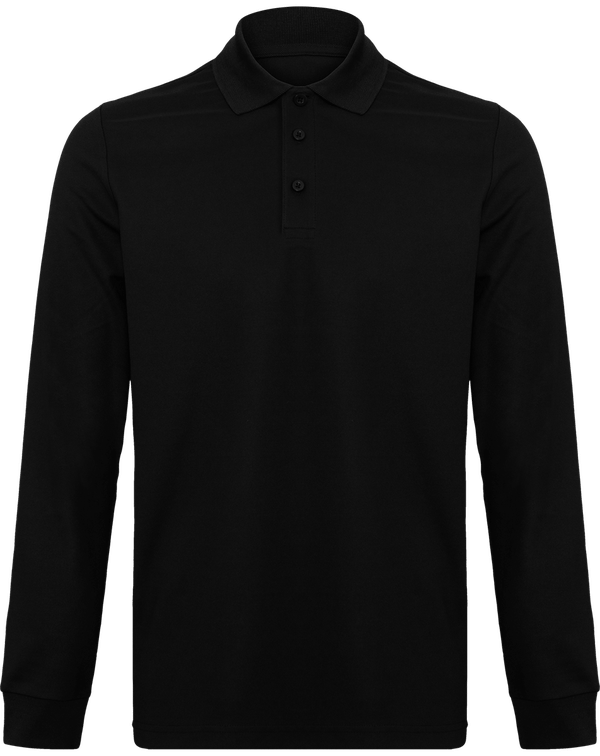 Polo De Sport Homme | Manches Longues Black