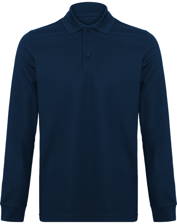 Polo De Sport Homme | Manches Longues Sporty Navy