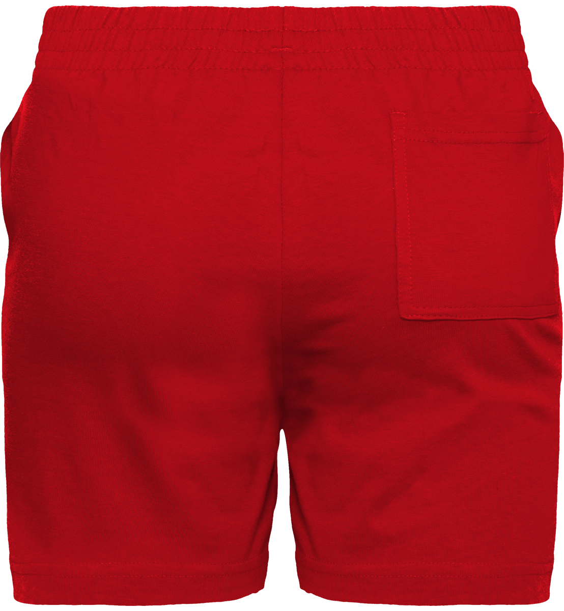 Short sport en jersey femme dos Red