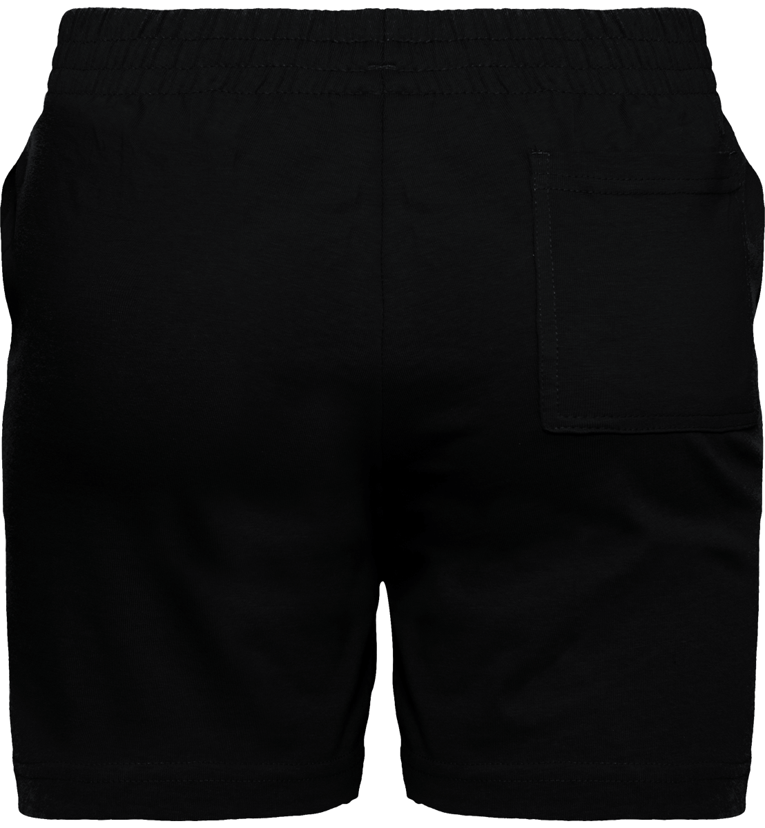 Short sport en jersey femme dos Black