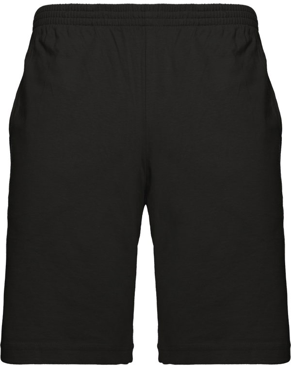 Short De Sport Homme En Coton Jersey À Personnaliser En Broderie Dark Grey