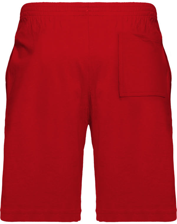 Short sport homme en coton dos Red