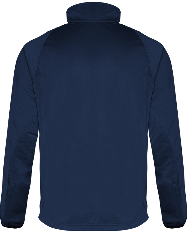 Veste de survetement unisexe tricolore dos Sporty Navy / White / Storm Grey