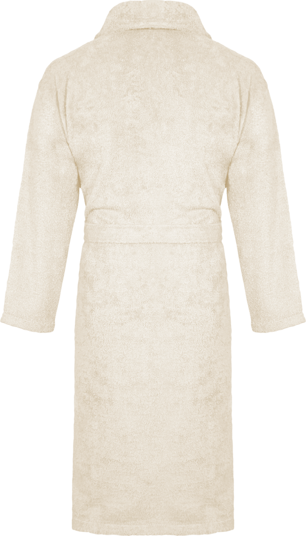 Embroidered Premium Clarysse Terry Robe Ivoire