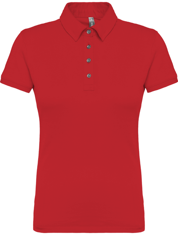 Polo Jersey Femme Red