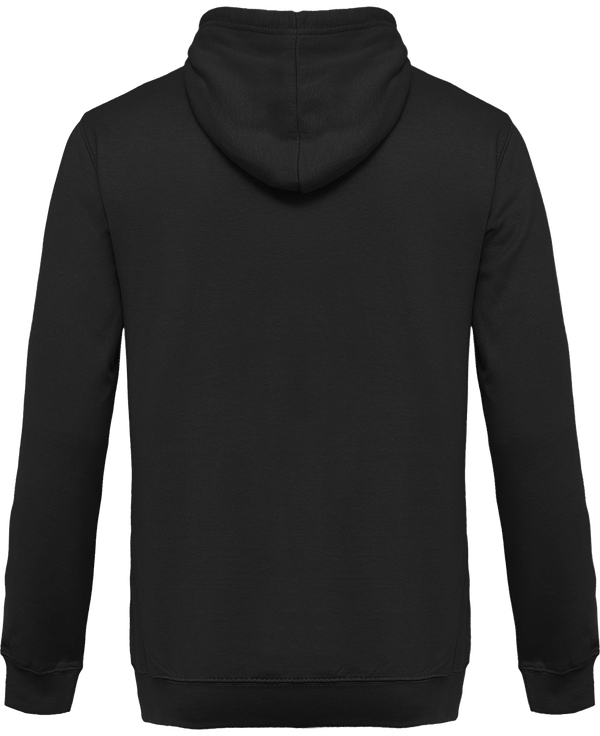 Sweat capuche bicolore dos KARIBAN Dark Grey / Black
