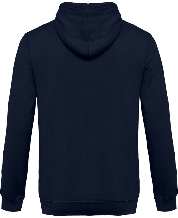 Sweat capuche bicolore dos KARIBAN Navy / Fine Grey