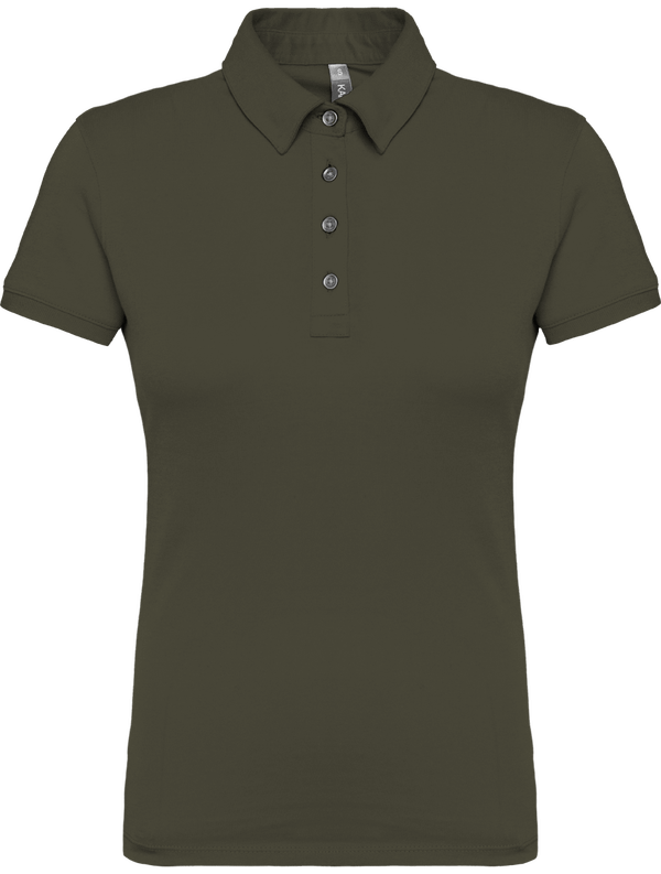 Polo Jersey Femme Light khaki