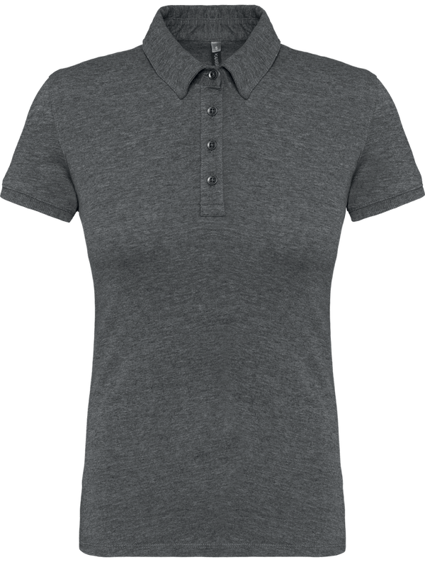 Polo jersey femme plexus Grey Heather