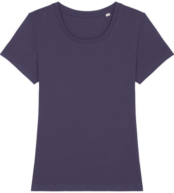 Tee shirt ajuste femme stella expresser face Plum