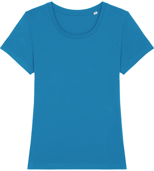 Tee shirt ajuste femme stella expresser face Azur