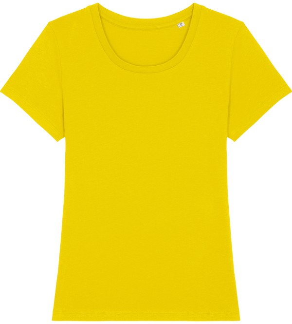 Tee shirt ajuste femme stella expresser face Golden Yellow