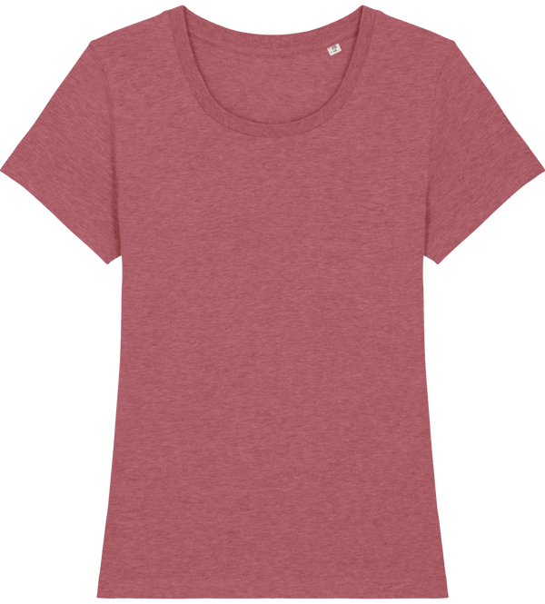 Tee shirt ajuste femme stella expresser face Heather Cranberry