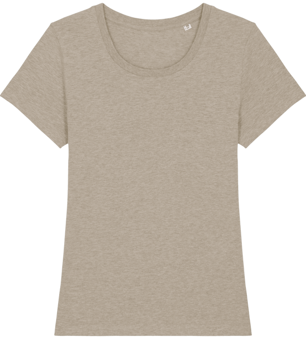 Tee shirt ajuste femme stella expresser face Heather Sand