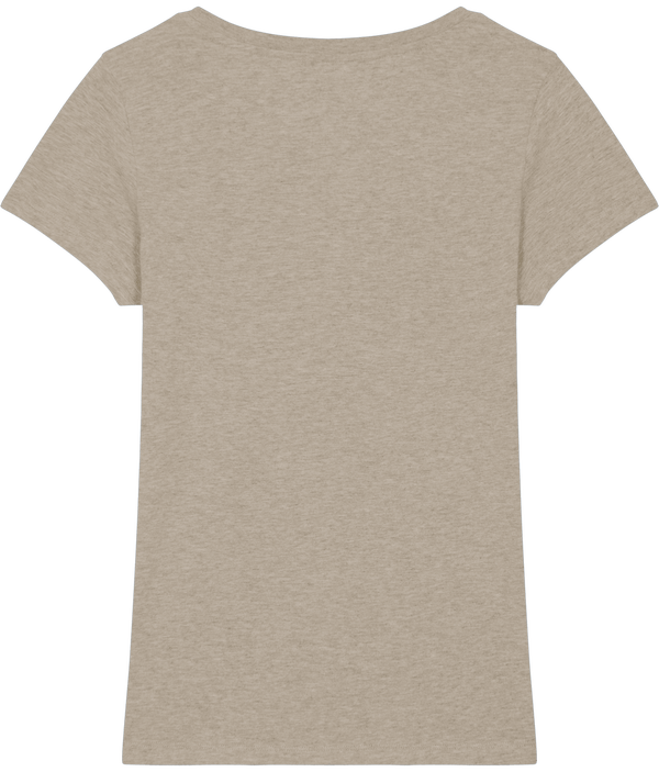 Tee shirt ajuste femme stella expresser dos Heather Sand