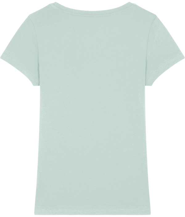 Tee shirt ajuste femme stella expresser dos Caribbean Blue