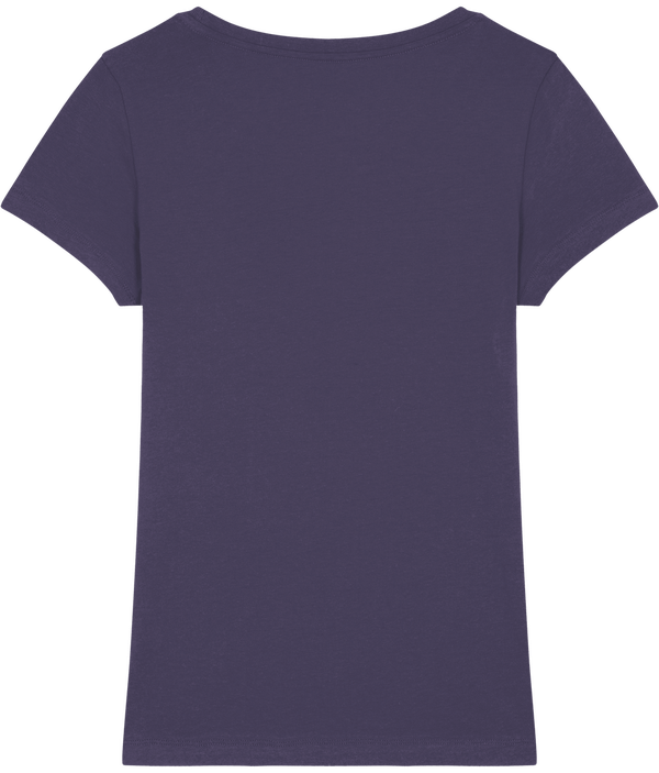 Tee shirt ajuste femme stella expresser dos Plum