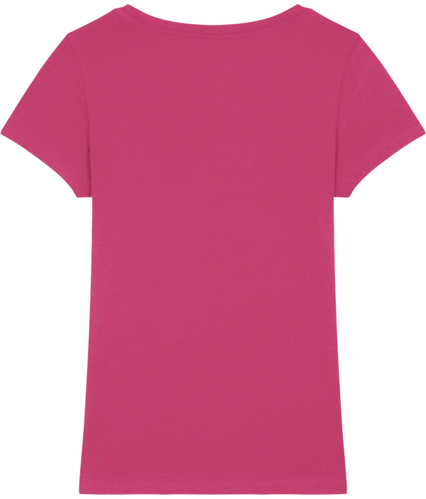 Tee shirt ajuste femme stella expresser dos Raspberry