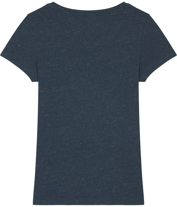 Tee shirt ajuste femme stella expresser dos Dark Heather Denim