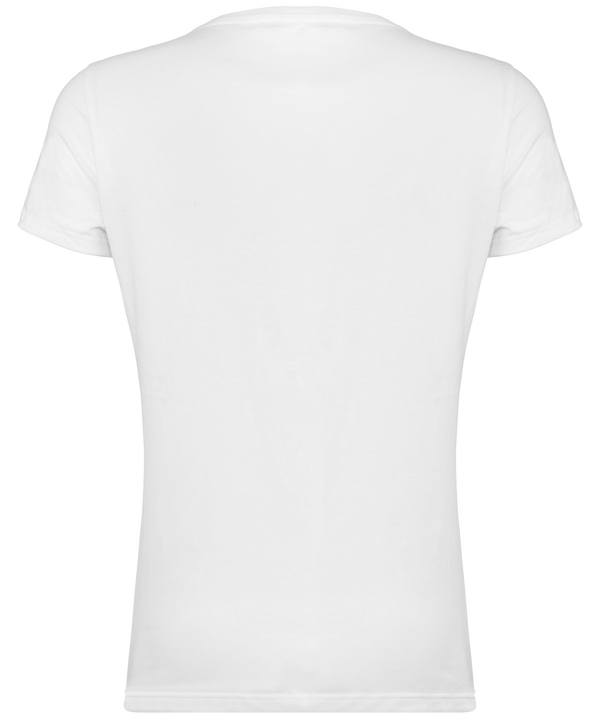 T shirt bio origine france femme dos White