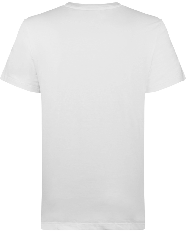 T shirt bio origine france homme dos White
