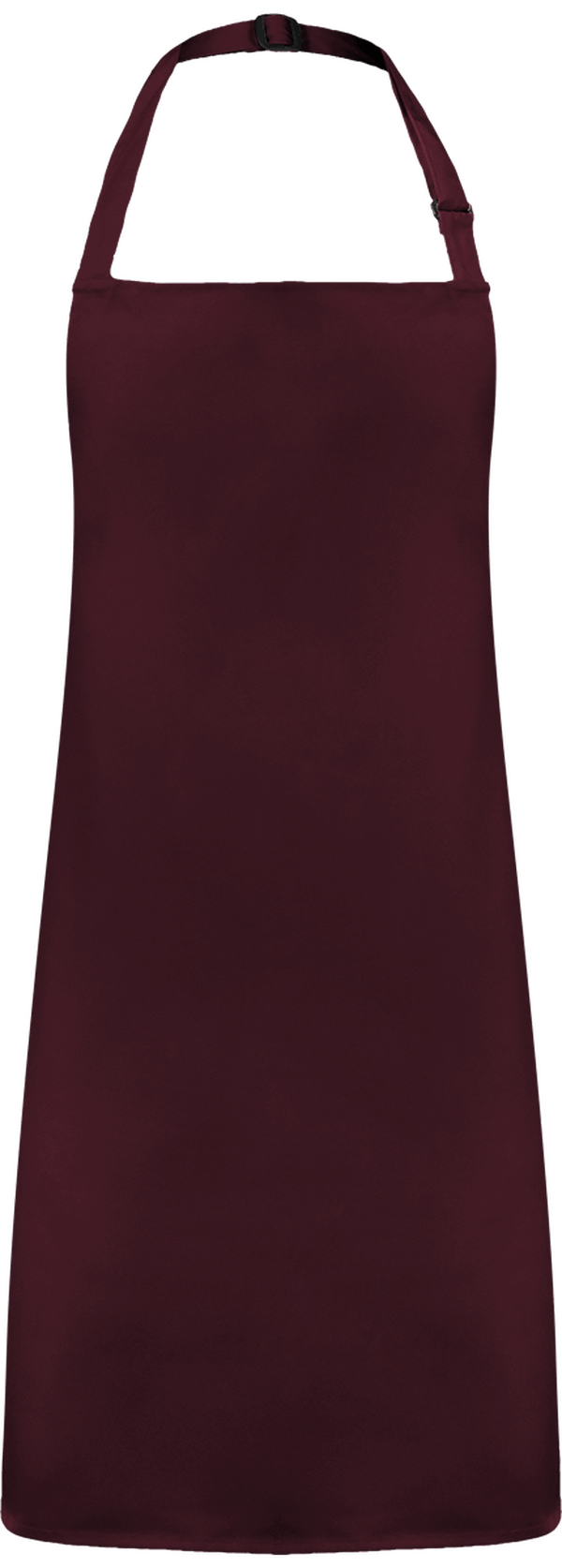 Apron Without Pockets Burgundy